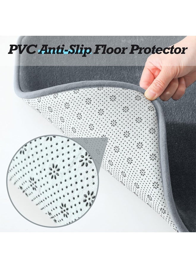 NAYIV Bath Rug Mat,1Pcs Washable Bath Mat,Extra Soft and Absorbent Bathroom Mats, Non Slip Washable Carpet for Floor,Machine Washable Shower Rug, Quick Drying Short Plush Floor Bath Tub Mat for Bathroom Kitchen,Toilet Rug for Tub,Bathroom Home Decor Accessories - Image 2