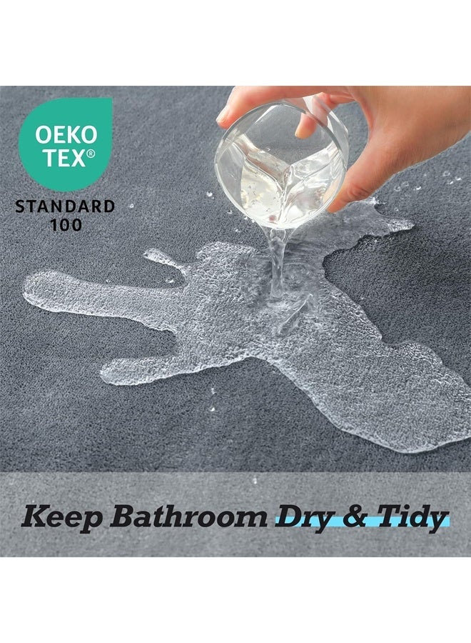 NAYIV Bath Rug Mat,1Pcs Washable Bath Mat,Extra Soft and Absorbent Bathroom Mats, Non Slip Washable Carpet for Floor,Machine Washable Shower Rug, Quick Drying Short Plush Floor Bath Tub Mat for Bathroom Kitchen,Toilet Rug for Tub,Bathroom Home Decor Accessories - Image 3