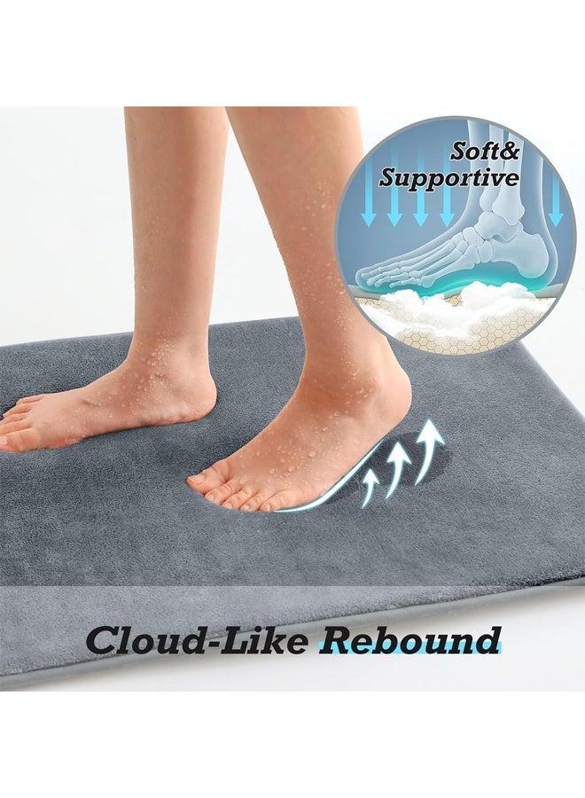NAYIV Bath Rug Mat,1Pcs Washable Bath Mat,Extra Soft and Absorbent Bathroom Mats, Non Slip Washable Carpet for Floor,Machine Washable Shower Rug, Quick Drying Short Plush Floor Bath Tub Mat for Bathroom Kitchen,Toilet Rug for Tub,Bathroom Home Decor Accessories - Image 5