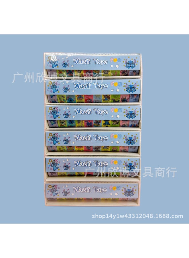 Xinbo Sanrio Cartoon And Paper Tape 10 Rolls Children's Hand Account Material Decoration Cute Stickers Pupil Stickers - Image 1