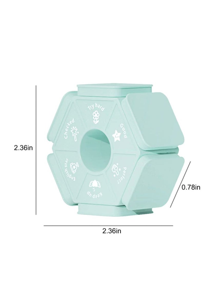 Generic - 6-in-1 Self-Inking Motivational Stamps for Teachers - Perfect for Grading, Homework Feedback, and Parent Signatures, Ideal for School and Office Use. - Image 1