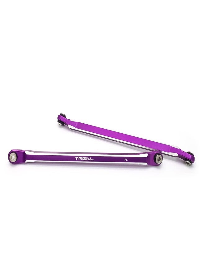 Treal Aluminum 7075 Front Lower Link Bars (2) pcs for Axial RBX10 Ryft (Purple) - Image 3