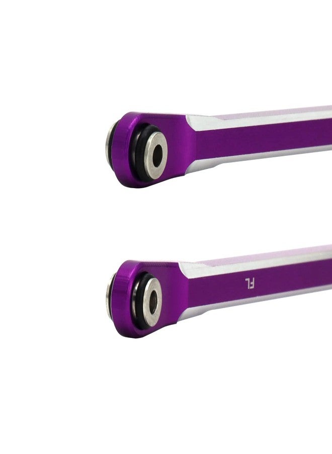 Treal Aluminum 7075 Front Lower Link Bars (2) pcs for Axial RBX10 Ryft (Purple) - Image 4