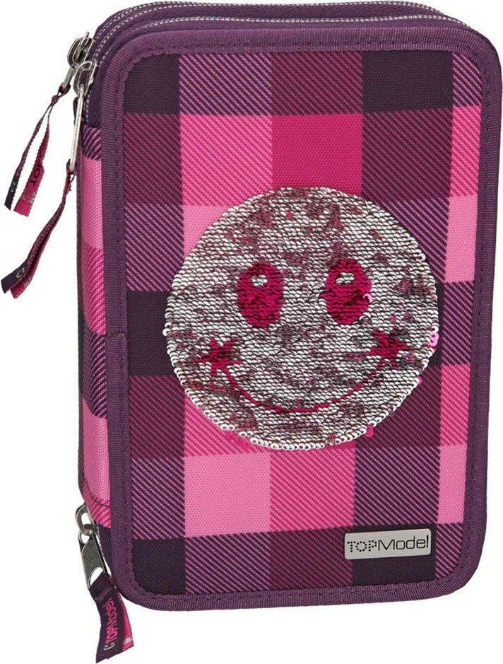 Top Model Filled Pencil Case Pink 8821 