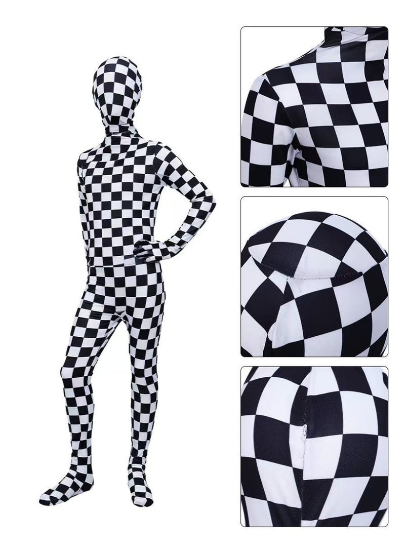 فسفساء طباعة Jumpsuit - أزياء Cosplay بدي مع تصميم خطي بلايد  ملابس أنيقة من قطعة واحدة للأنيمي والشارع والحفلة (حجم 170 / L) - Image 2