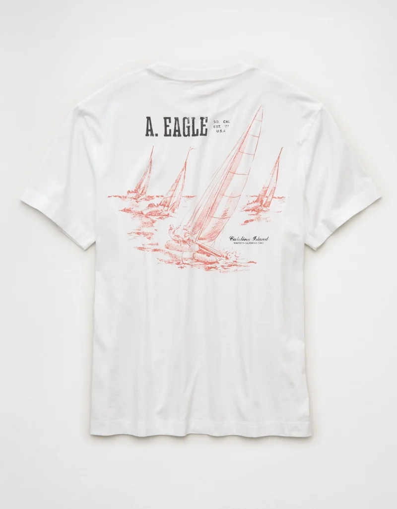 American Eagle AE Logo Graphic T-Shirt