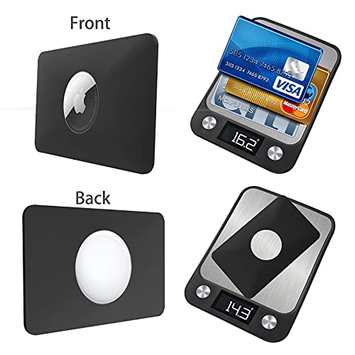 PSRAT 2PCS AirTag Case - Flex Credit Card Size Wallet Holder for AirTag, Purse, Handbag, Backpack, Clutch, Wristlet (Black) - Image 5