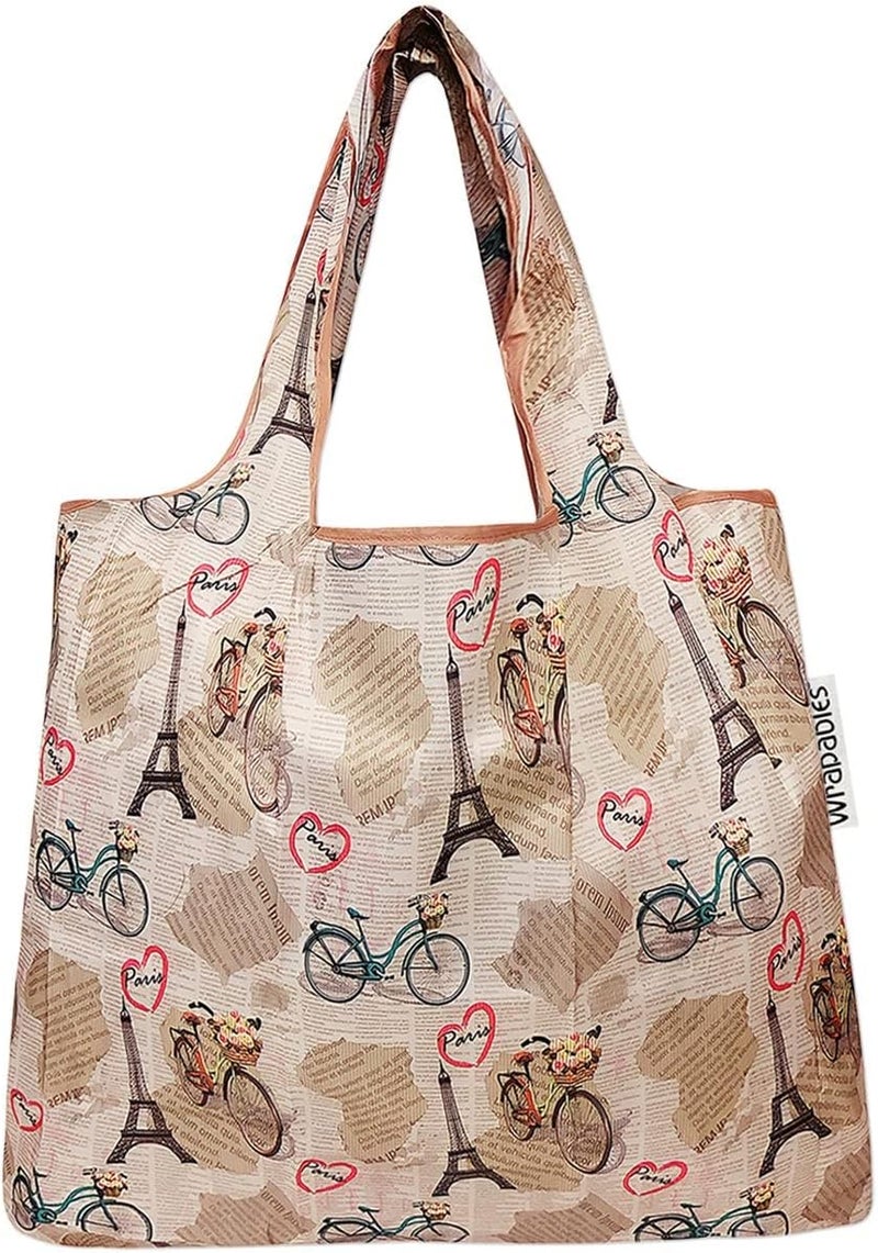 allydrew Foldable Tote Nylon Reusable Grocery Bag (Set of 2) - Image 2