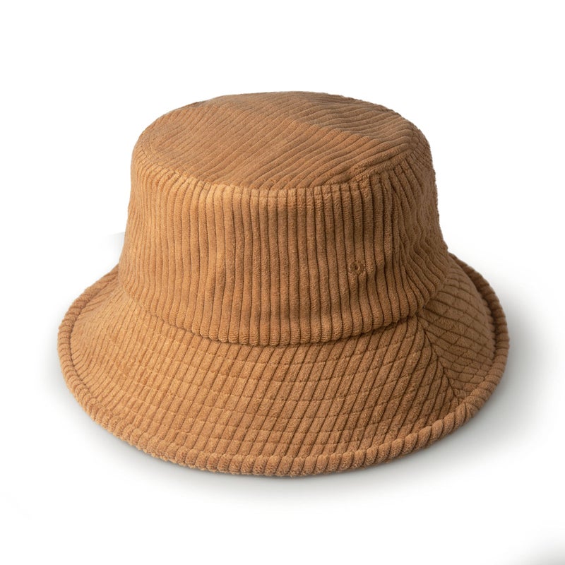 CHOK.LIDS Everyday Corduroy Bucket Hat Unisex Trendy Soft Warm Lightweight Outdoor Fisherman Fun Vacation Getaway (Camel) - Image 1