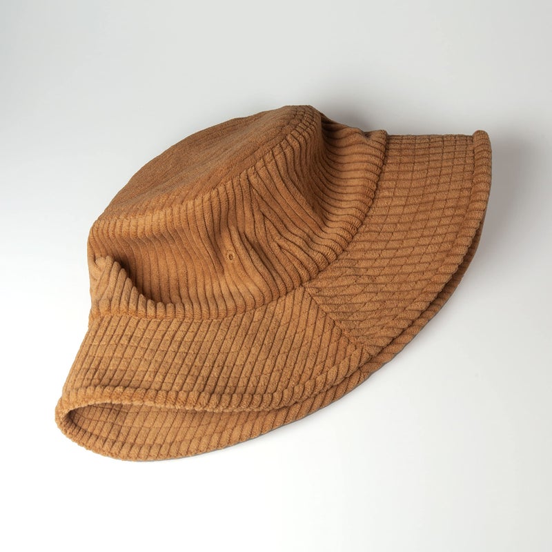 CHOK.LIDS Everyday Corduroy Bucket Hat Unisex Trendy Soft Warm Lightweight Outdoor Fisherman Fun Vacation Getaway (Camel) - Image 2
