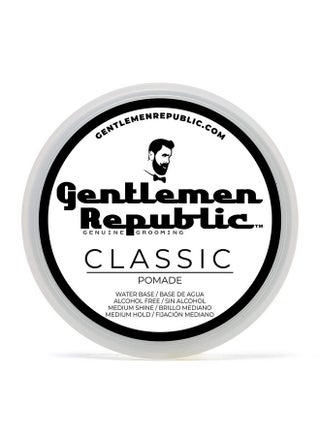 Gentlemen Republic Classic Pomade For Men - Water Based Pomade For Medium Hold & Shine, Premium Mens Hair Styling Products With No Beeswax - Ideal For Classic Styles, 4Oz - pzsku/Z0D68AD9BF00E17E594BAZ/45/_/1734183253/e42eb0a3-60a2-489e-824f-5692c994783e