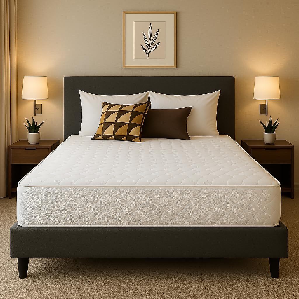 Home Mart Outlet Ortho Plus Premium Medical Mattress 12 cm for Back Support with Enhanced Spinal Alignment and a 2-Year Warranty for Long-Lasting Comfort california Queen - L200 x W160 cm