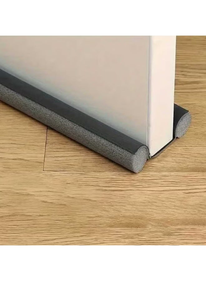 OSALIA Door Draught Stopper 96cm Under Door Draft Guard, Door Bottom Sealing Strip Soundproof Noise Reduction Weather Strip, Door Gap Blocker Keeps Out Dust, Insects & Cold Air – Easy Install - Image 1