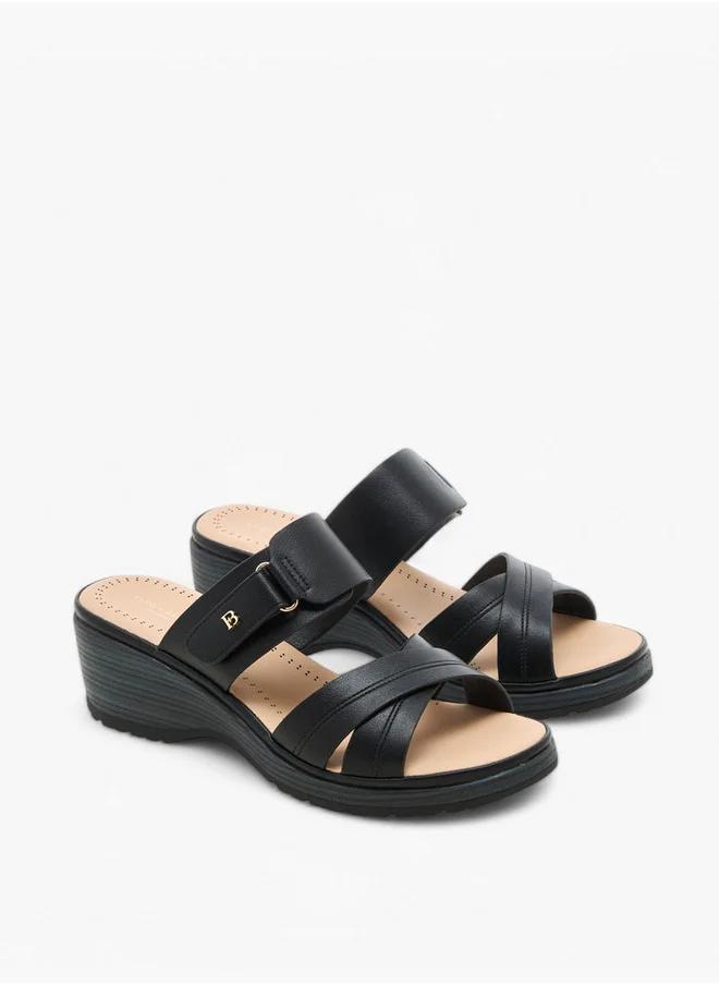 فلورا بيلا من شو إكسبرس Cross-Strap Sandals with Wedge Heel