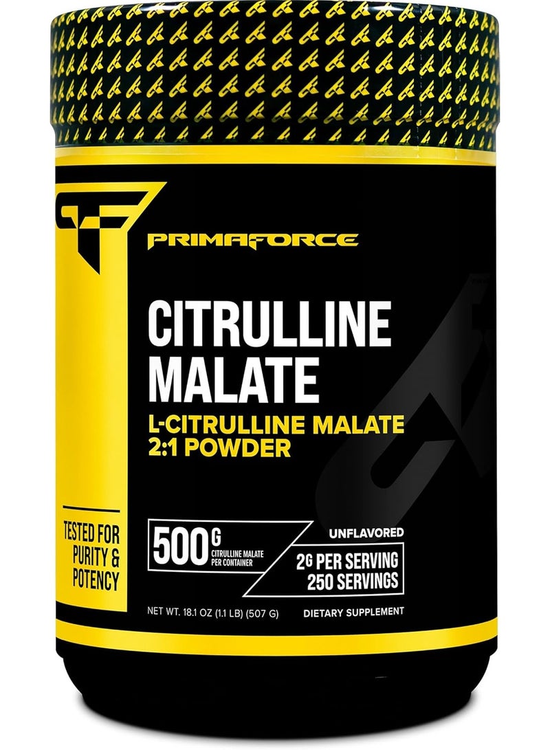 Primaforce Citrulline Malate Unflavored 500g - Image 1