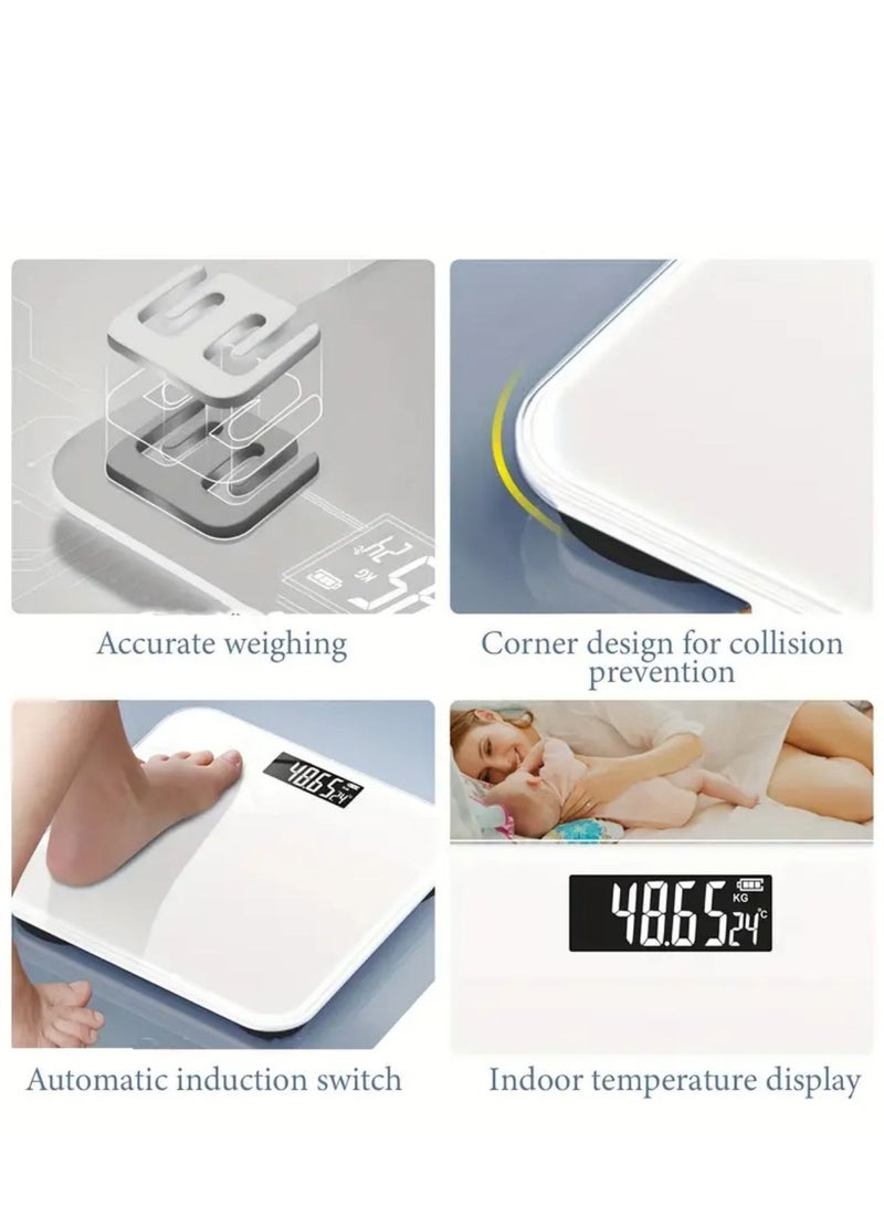 Arabest Rechargeable High-Precision Smart Electronic Weight Scale  Accurate  Durable for Home Dorm Room Use  - Image 3