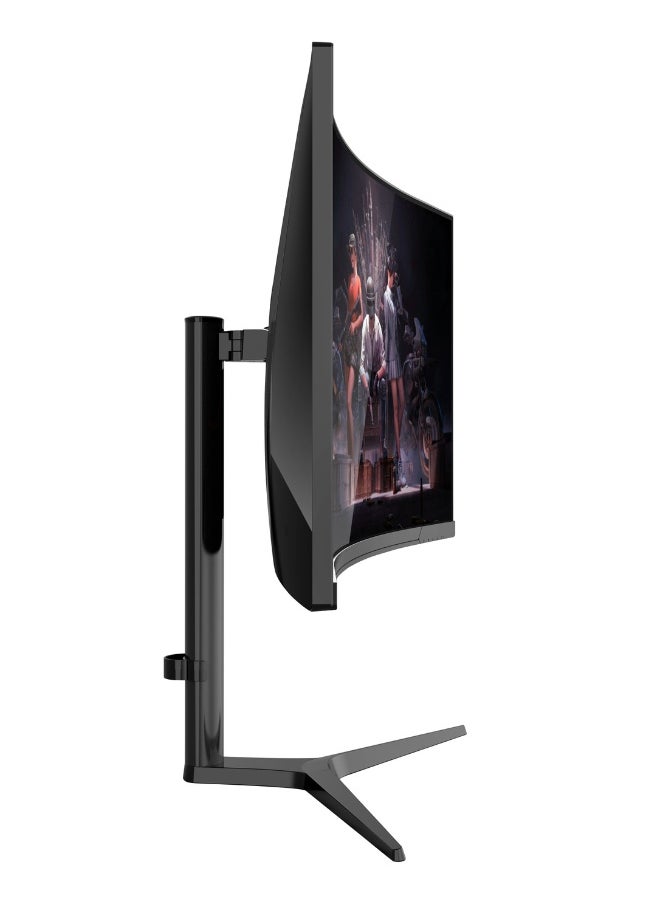 34 Inch Curved Gaming Monitor 3K WQHD 3440x1440, LED Panel Type, 165Hz Refresh Rate, 1ms Response Time, Adaptive Sync and G-Sync Compatible, Adjustable Stand | GMX34B