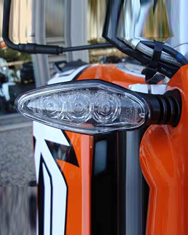 ELTRON TURBO KTM Turn Signals Indicator Light Blinker Yellow Light Compatible for KTM 125/200/250/390 Duke RC (Pack of 4) | Halogen - Image 5