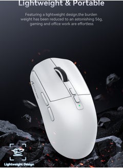 X6 Lightweight Wireless Gaming Mouse with 3 Mode Wired 2.4G BT5.2 Up to 26K DPI RGB Touch Magnetic Charging Base - pzsku/Z0D68EADCBAC1B4169CD3Z/45/_/1739003471/14a97707-5dcb-4aa4-a59b-17e27e1e91cb