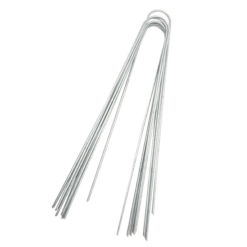 50 PCS Steel Landscape U shaped Stakes Pins Staple Peg for Ground Garden Farm Grass Tent  Fence - Image 4