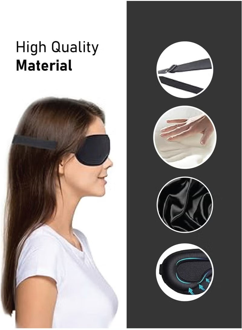 TRENZ Soft and Darkening 3D Eye Mask: The Perfect Sleep Anytime, Anywhere  - Image 1