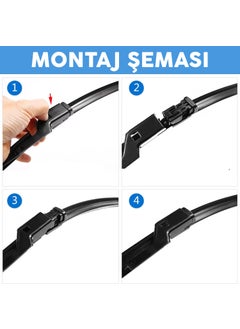 RBW Banana Wiper Set Compatible with 2016 - 2022 Honda C-Hr Model  - Image 4