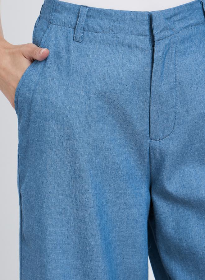 ستايلي بنطال جينز بقصة أرجل واسعة - Image 3