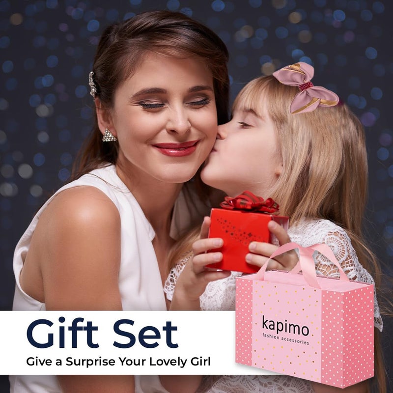 kapimo 36 pcs Hair Clips for Baby Girls Toddlers Assorted Stylish Fashion Kids Hair Accessories Gift Set Box - Image 5
