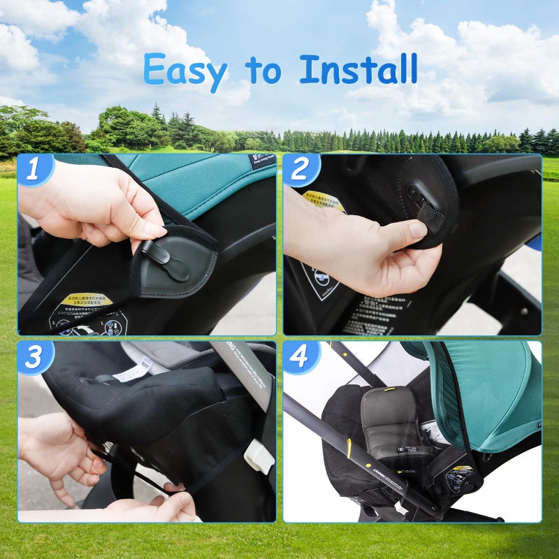 TRIPDAILY Mosquito Net for Stroller, Compatible with Doona Stroller & Car Seat, Premium Quality Machine Washable, Stoller Accessories, Breathable,Easy to Store(with a Storage Bag), Portable - Image 4