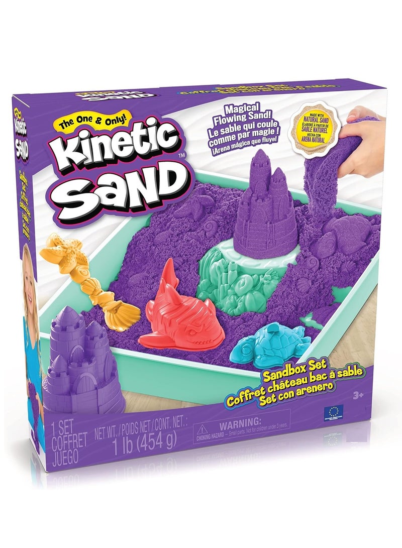 Kinetic Sand مجموعة صندوق رمل كينيتك - قطعة واحدة فقط، قد يختلف النمط/اللون/الأسلوب - Image 1