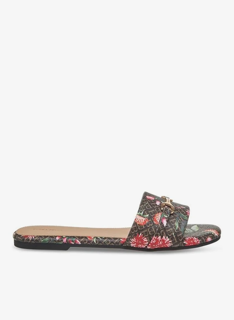Flora Bella By Shoexpress Women Monogram Print Sandals