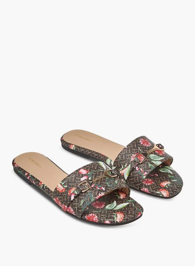 Flora Bella By Shoexpress Flora Bella Women Monogram Print Sandals