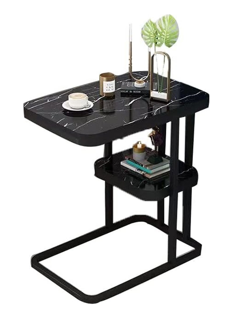 DubaiGallery Coffee Table Living Room,Two Tiers Tea Table for Living Room Furniture End Table - Image 1