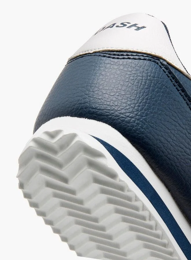 Dash NAVY Solid Lace-Up Sports Shoes  | Best Price UAE