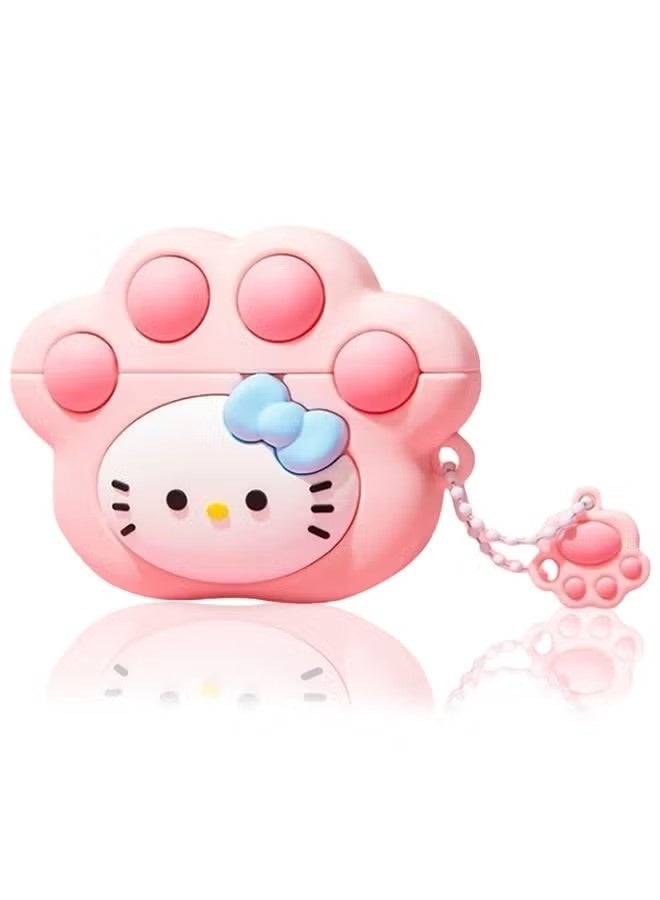 Airpods pro/pro2 Case, Cute Case, with Keychain for Men Women Soft Silicone Protective Cover Case for Airpods pro/pro2 Case, Cute Case - Image 1