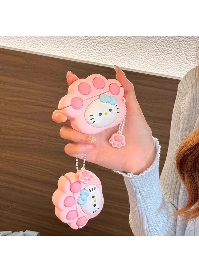 Airpods pro/pro2 Case, Cute Case, with Keychain for Men Women Soft Silicone Protective Cover Case for Airpods pro/pro2 Case, Cute Case - Image 4