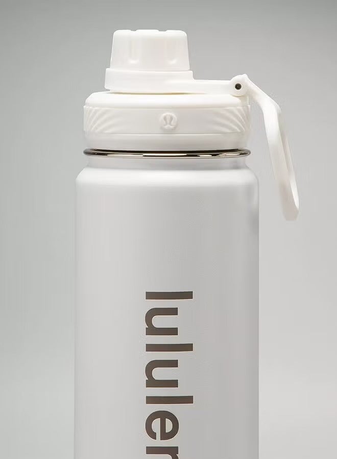 lululemonStainless steel sports vacuum insulated water bottle, suitable for holding water, iced tea, hot tea, etc., with a capacity of 710 milliliters - Image 2