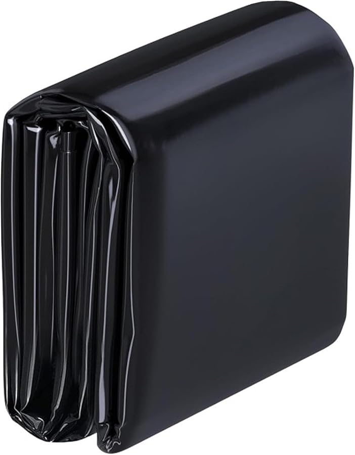 بطانة البركة القابلة للطي المقاومة للثقب والتمزق من البولي إيثيلين 118 × 157 5 بوصة لبركة الأسماك الخارجية - Image 2