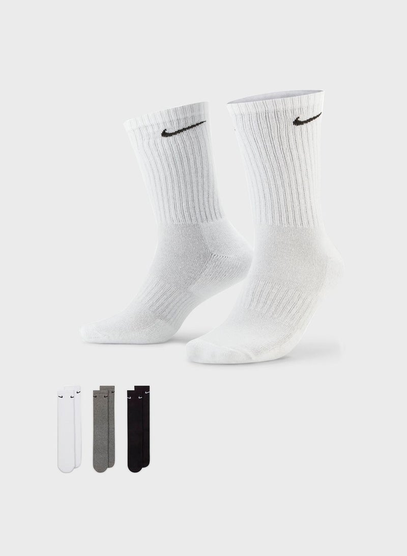 Nike 3 Pack Cushion Crew Socks  - Image 1