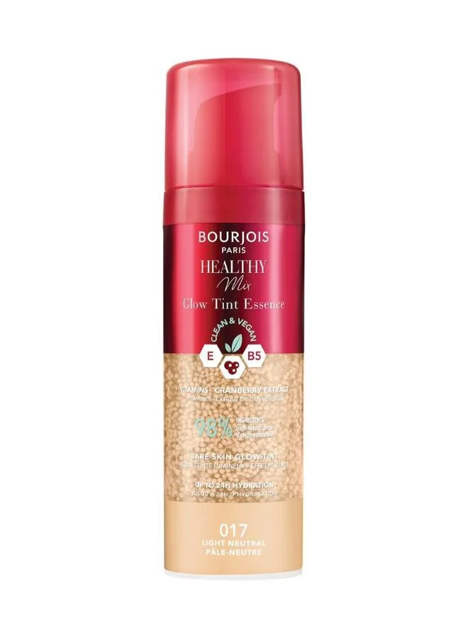 Bourjois Paris Healthy Mix Glow Tint Essence - 017 - Light Neutral, 30ml