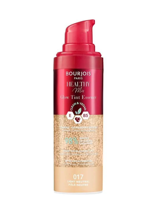 Bourjois Paris Healthy Mix Glow Tint Essence - 017 - Light Neutral, 30ml