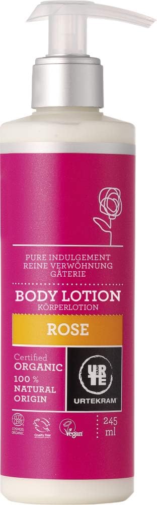 Urtekram Rose Body Lotion with pump 245ml X 2 Pack of 2