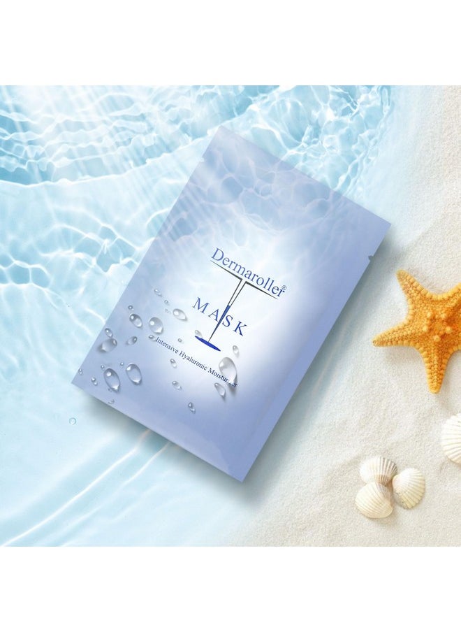 Dermaroller Dermaroller, Silk Face Masks Intensive Hyaluronic Acid Moisturizer with Matriyxl 3000 Tocopherol Boost Collagen Hydrate Dry Skin Reduce Fine Lines Wrinkles SingleUse Masks (Pack, 10.00)  - Image 2