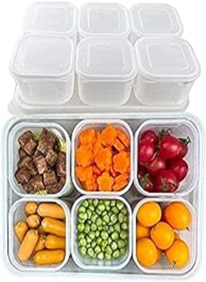 Storage box set of 7, clear