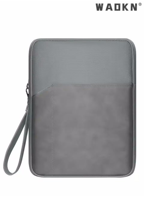 9-11 Inch Tablet Sleeve Bag Carrying Case for iPad Pro 11 2021-2018 Air 5/4 10.9 10.2 Galaxy Tab A8 10.5/Tab S8 11" Surface Go 2/1 Protective with Pocket Dark Gray