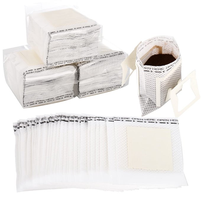 200 PCS COFFEE FILTER PAPER BAG PORTABLE DISPOSABLE HANGING EAR DRIP COFFEE BAGS SINGLE SERVE DRIP FILTER BAGS FOR HOME OFFICE TRAVEL CAMPING