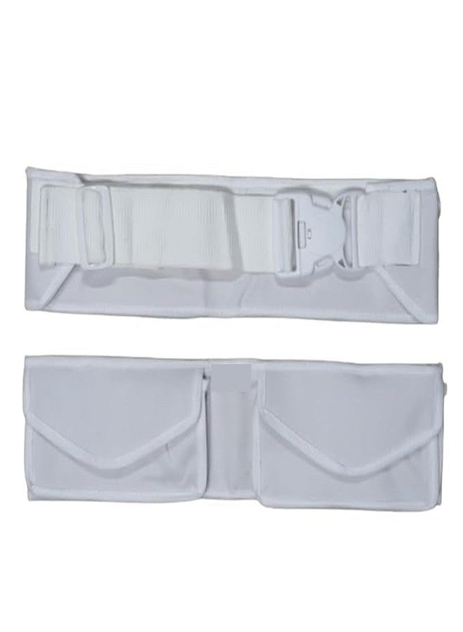 TheMujtaba® Adjustable Ihram Belt with Squeeze Belt Release System, Front Pockets and Zippered Compartments - Perfect for Hajj and Umrah - Image 5