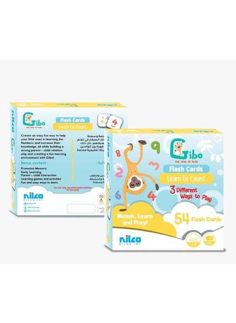 Gibo Flash Card Learn The Numbers