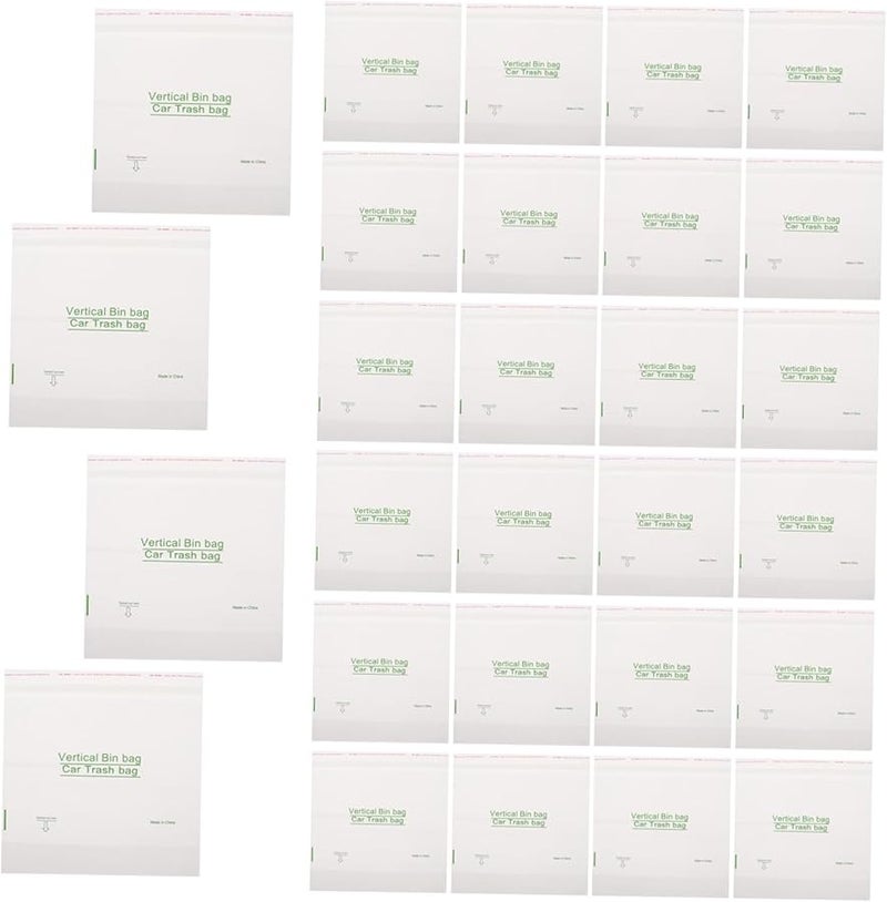 GANAZONO 40 حقيبة قمامة لاصقة للسيارة قابلة للتصرف، أكياس قمامة صغيرة للمركبة والمطبخ والمكتب - Image 2