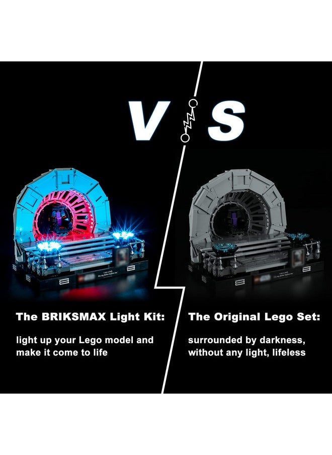BRIKSMAX - BRIKSMAX Led Lighting Kit for LEGO-75352 Emperor's Throne Room Diorama - Compatible with Lego Star Wars Building Blocks Model- Not Include Lego Set - Image 1